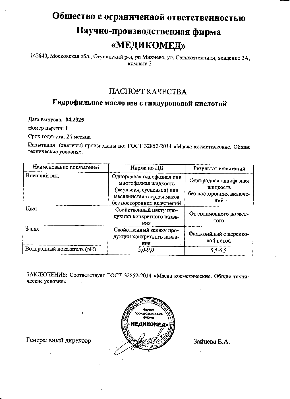 Паспорт №042025